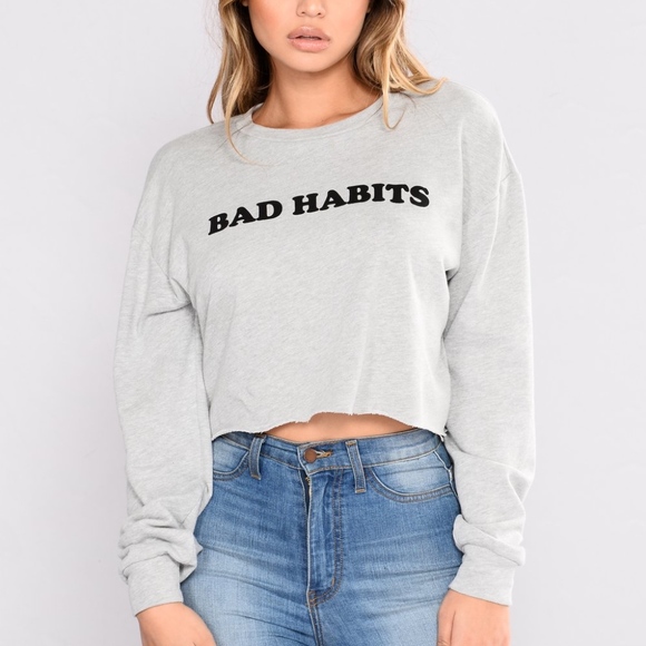 Fashion Nova Sweaters - Medium Crop Top sweatshirt